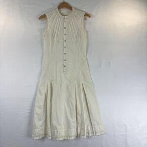 Gary Graham Sleeveless Dress Midi Pleated Vintage Cut